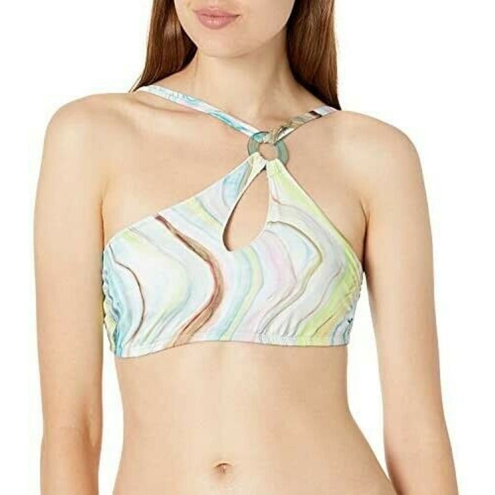 NWT Bikini Lab Shoulder Cut Out Bikini Swimsuit Top